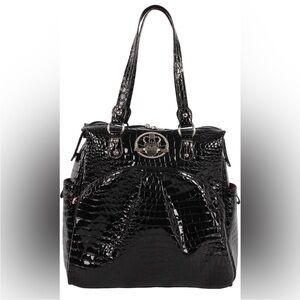 Kathy Van Zeeland Luggage Croco PVC “16 Shopper Bag